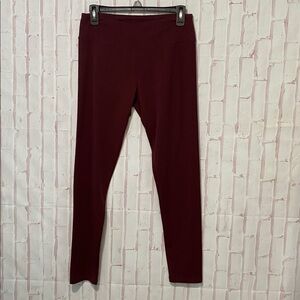 Offline by Aerie Maroon Regular Rise OG Leggings size L